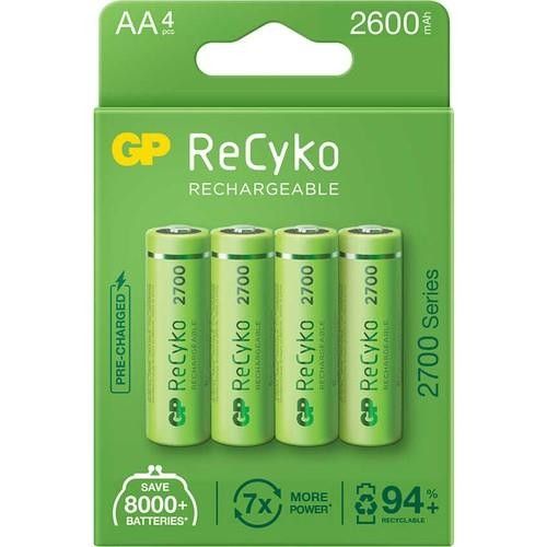 GP 270AAHCE-2EB4 2600mAh AA Şarjlı Pil 4 lü