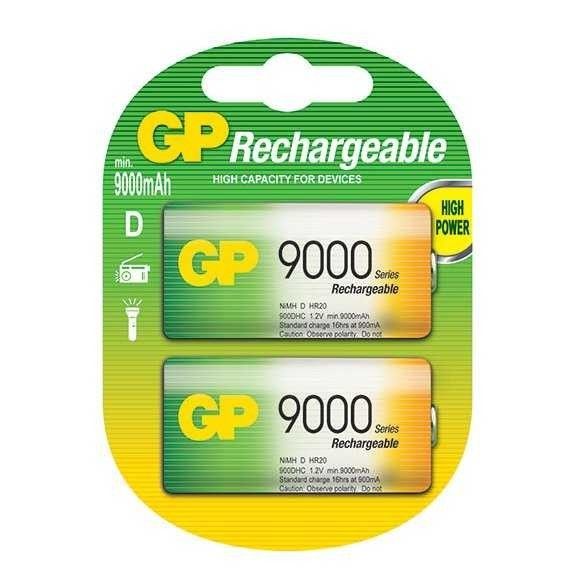 Gp 900DHC-2UC2 9A D Size Şarjlı Pil (2 li Blister)