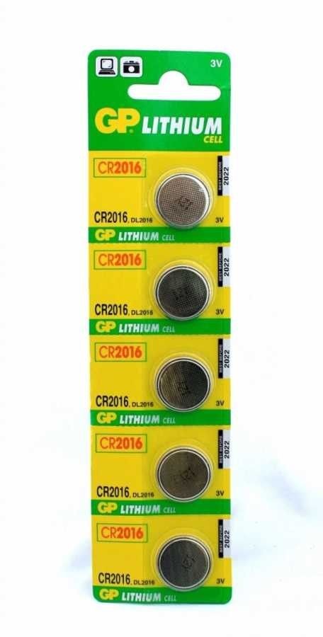 GP CR2016-7C5 3V Lityum Pil (1 Adet)