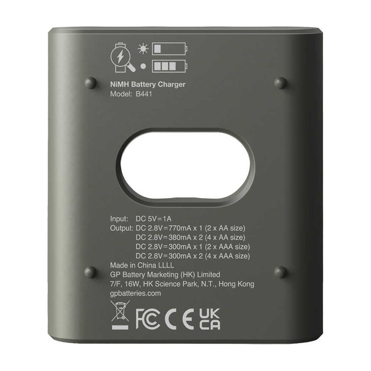 GP GPB441R21 AA/AAA 4 lü Pil Şarj Cihazı