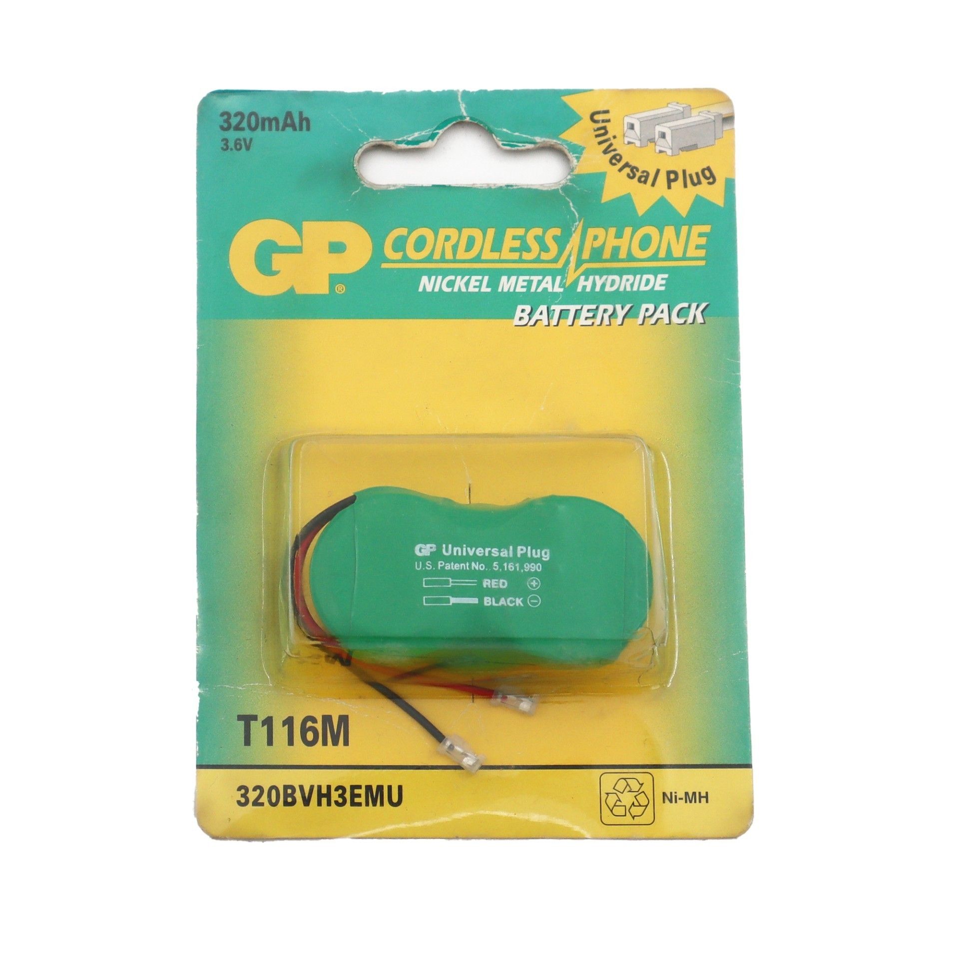GP T116M-BU1 NIMH Telefon Pili