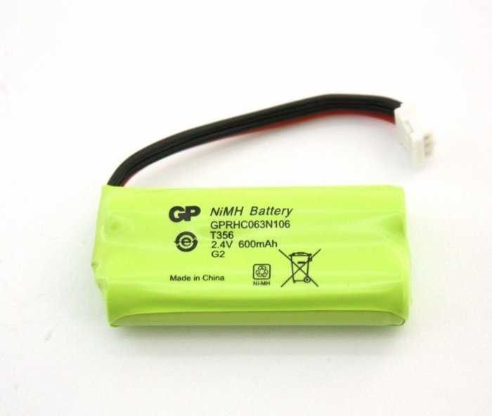 GP T356-2U1 2.4V 600 Mah Telsiz Pili