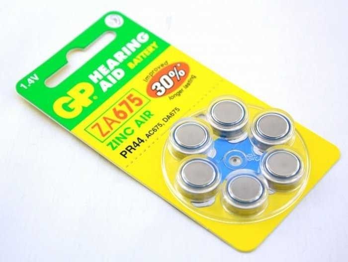 GP ZA675-7D6 1.4V 6 lı İşitme Cihazı Pili
