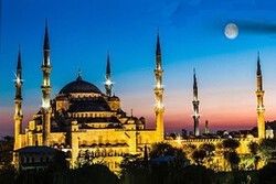 Hanezan 75x50cm Ezan Okuyan Ledli Kanvas Tablo