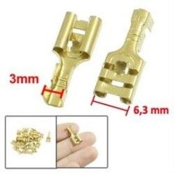 HF-1D Sarı Akü Soketi Dişi 6.3mm-20mm (p300)