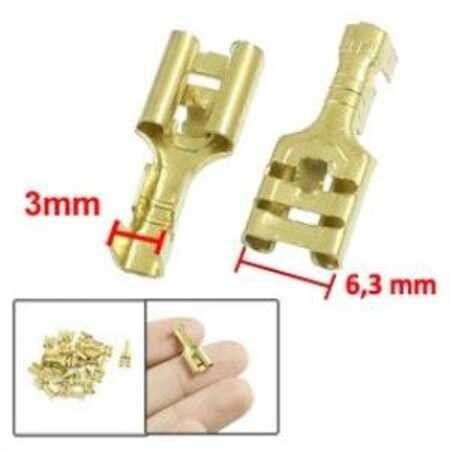 HF-1D Sarı Akü Soketi Dişi 6.3mm-20mm (p300)