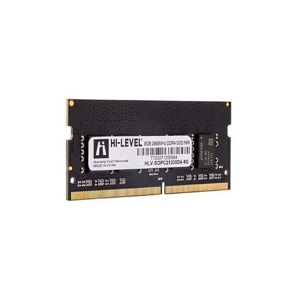 Hi-Level 8Gb 2666Mhz DDR4 CL19 SODIMM Notebook Ram