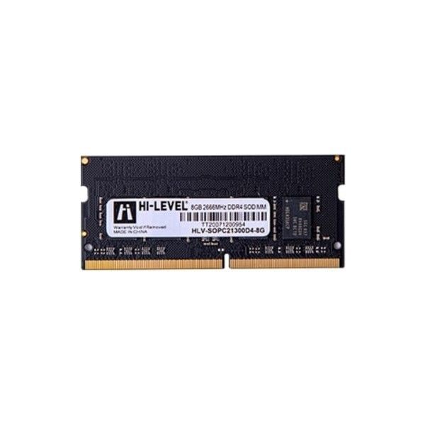 Hi-Level 8Gb 2666Mhz DDR4 CL19 SODIMM Notebook Ram