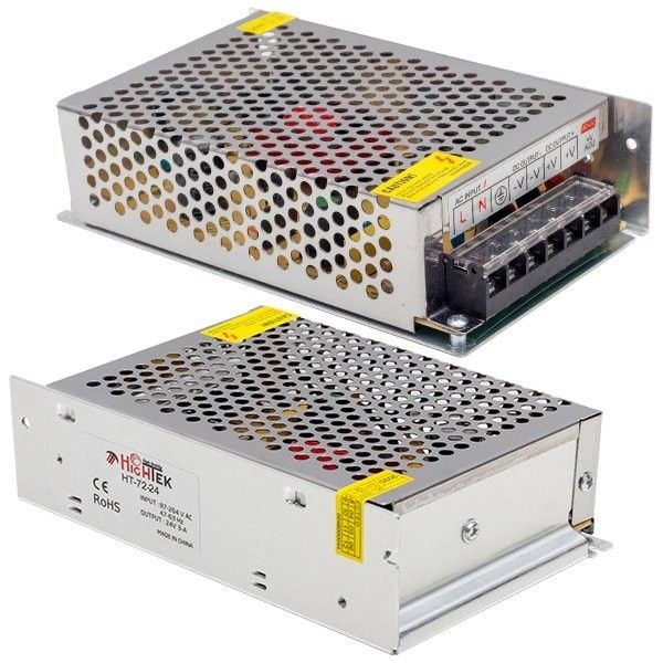 Hightek HT1209 24V 3A 75W Metal Kasa Adaptör