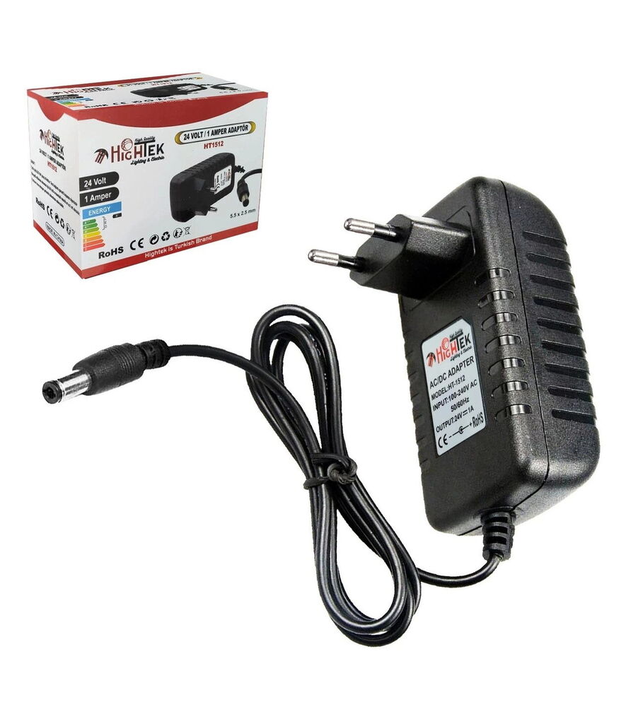 Hightek HT1512 24V 1A Priz Tipi Adaptör