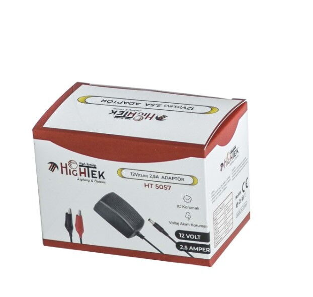 Hightek HT5057 12V 2.5A Akü Şarj Cihazı