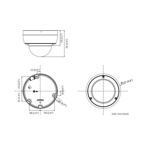Hikvision DS-2CD2126G2-ISU 2Mp 2.8mm IP Dome Kamer