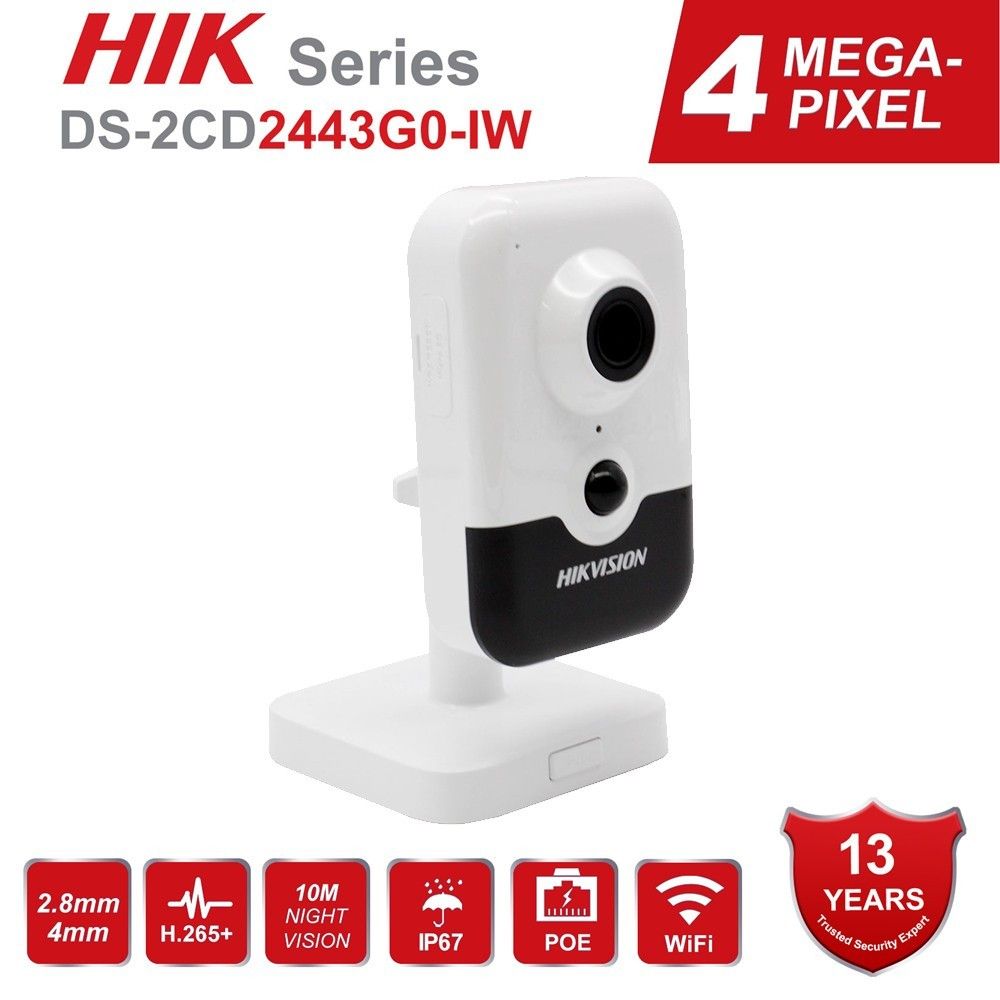 Hikvision DS-2CD2443G0-IW 4Mp 2.8mm IP Küp Kamera