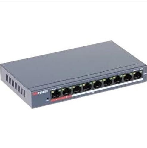 Hikvision DS-3E0109P-E/M(B) 8 Port 10/100 PoE Swit