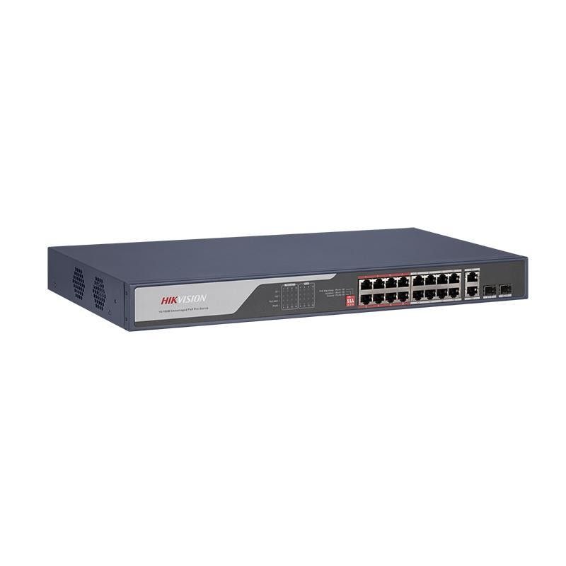Hikvision DS-3E0318P-E(C) 16 Port  10/100 PoE Swit