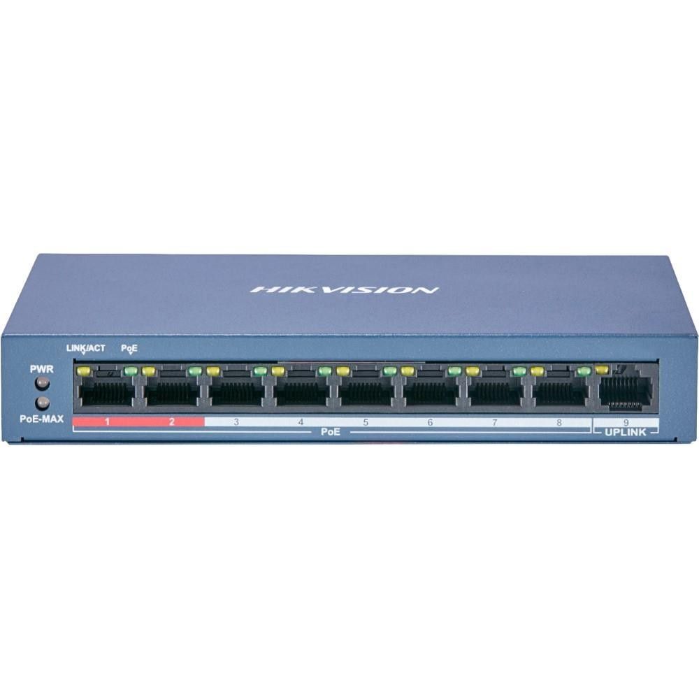 Hikvision DS-3E0510P-E/M 8 Port Gigabit PoE Switch