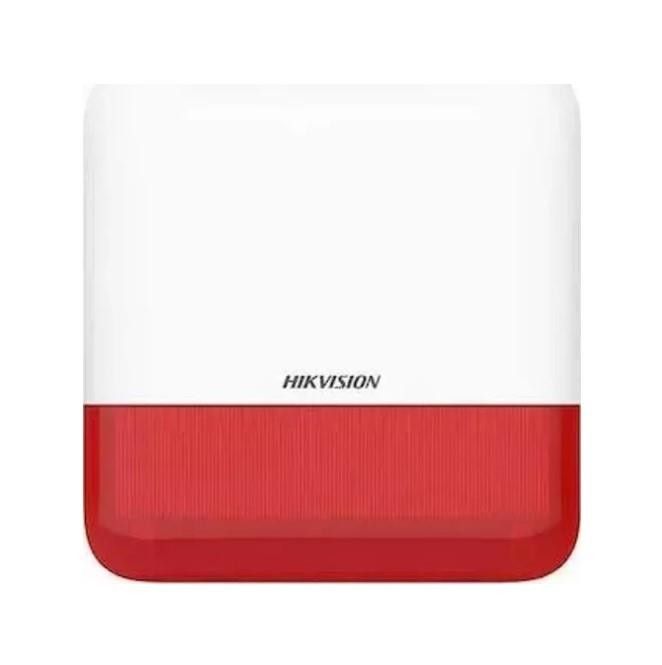 Hikvision DS-PS1-E-WE Kablosuz Harici Siren Kırmız