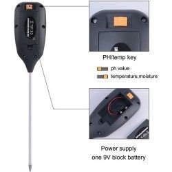 Hiye T-401 PH ve Nem Ölçer