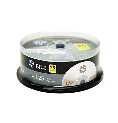HP BD-R 1-6x 25Gb Cake Box Printable (25 li)