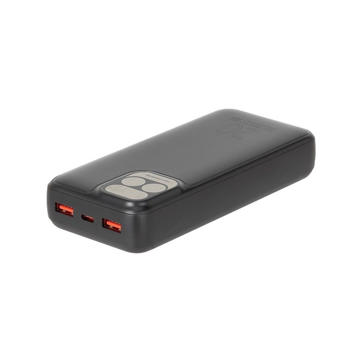 Hytech H210 20000mAh Lcd Ekranlı Siyah Powerbank