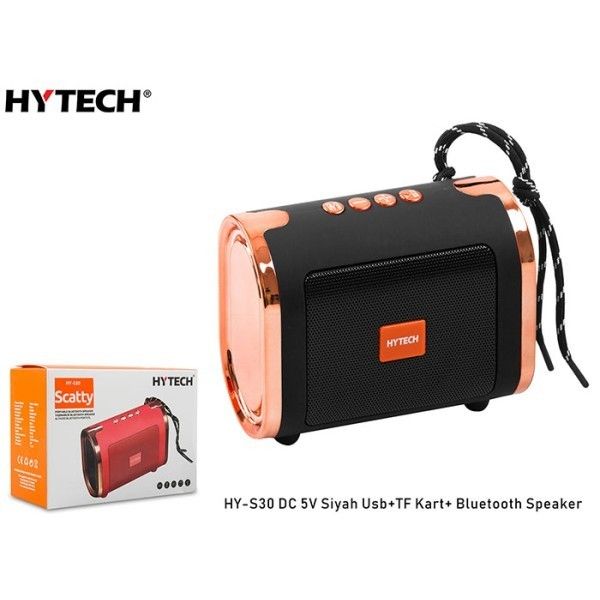 Hytech HY-S30 3W Bluetooth Hoparlör Siyah