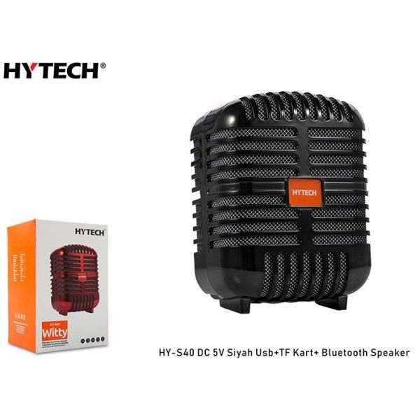 Hytech HY-S40 3W Bluetooth Hoparlör Siyah