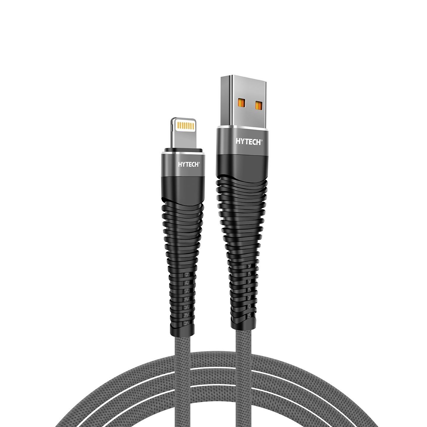 Hytech HY-X325 1m 3A Lightning Gri Şarj Kablosu