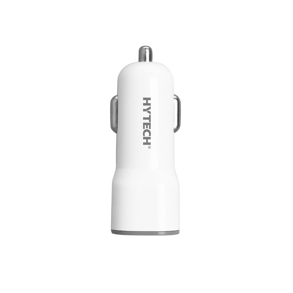 Hytech HY-X42 MicroUSB 3.4A Beyaz Araç Şarj Cihazı