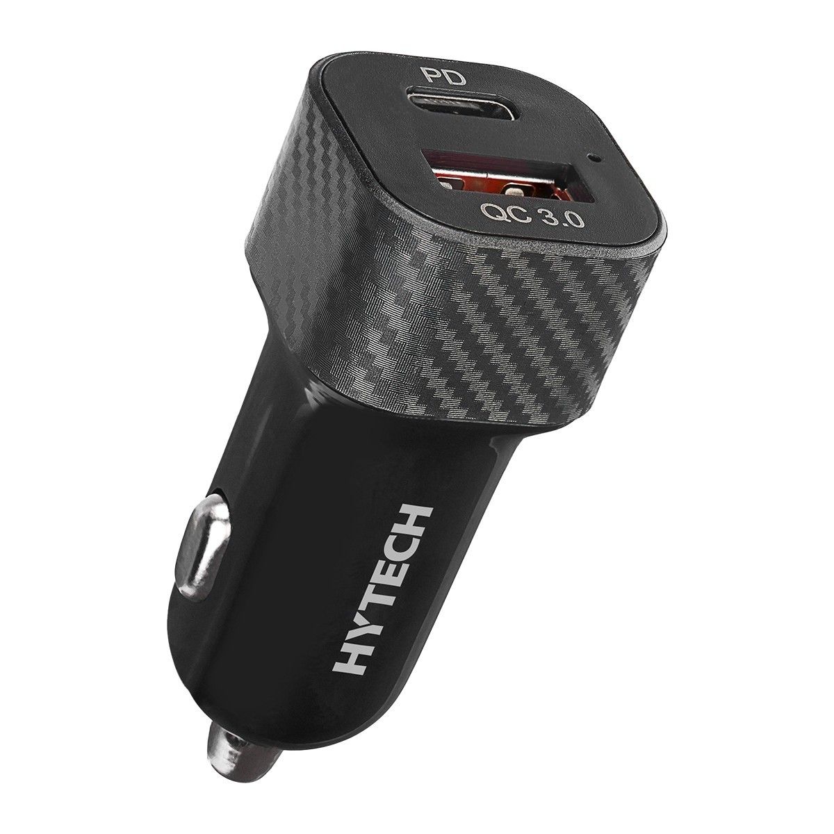 Hytech HY-X49 43W PD25W Usb3.0 Siyah Araç Şarj Cih