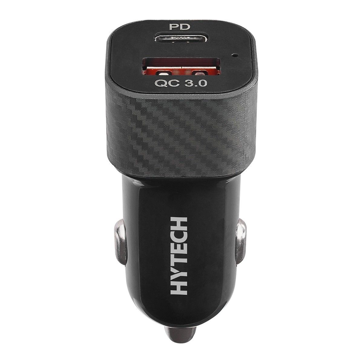 Hytech HY-X49 43W PD25W Usb3.0 Siyah Araç Şarj Cih