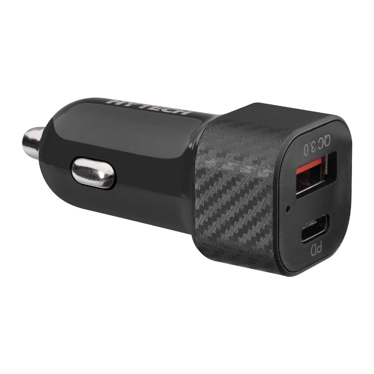 Hytech HY-X49 43W PD25W Usb3.0 Siyah Araç Şarj Cih