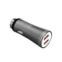 Hytech HY-X68L 2xUSB 3.1A Metal Araç Şarj Cih. Siy