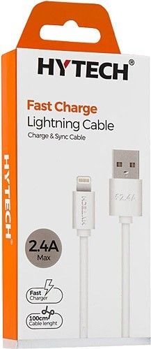 Hytech HY-X98 2m 2.4A Lightning Beyaz Şarj Kablosu