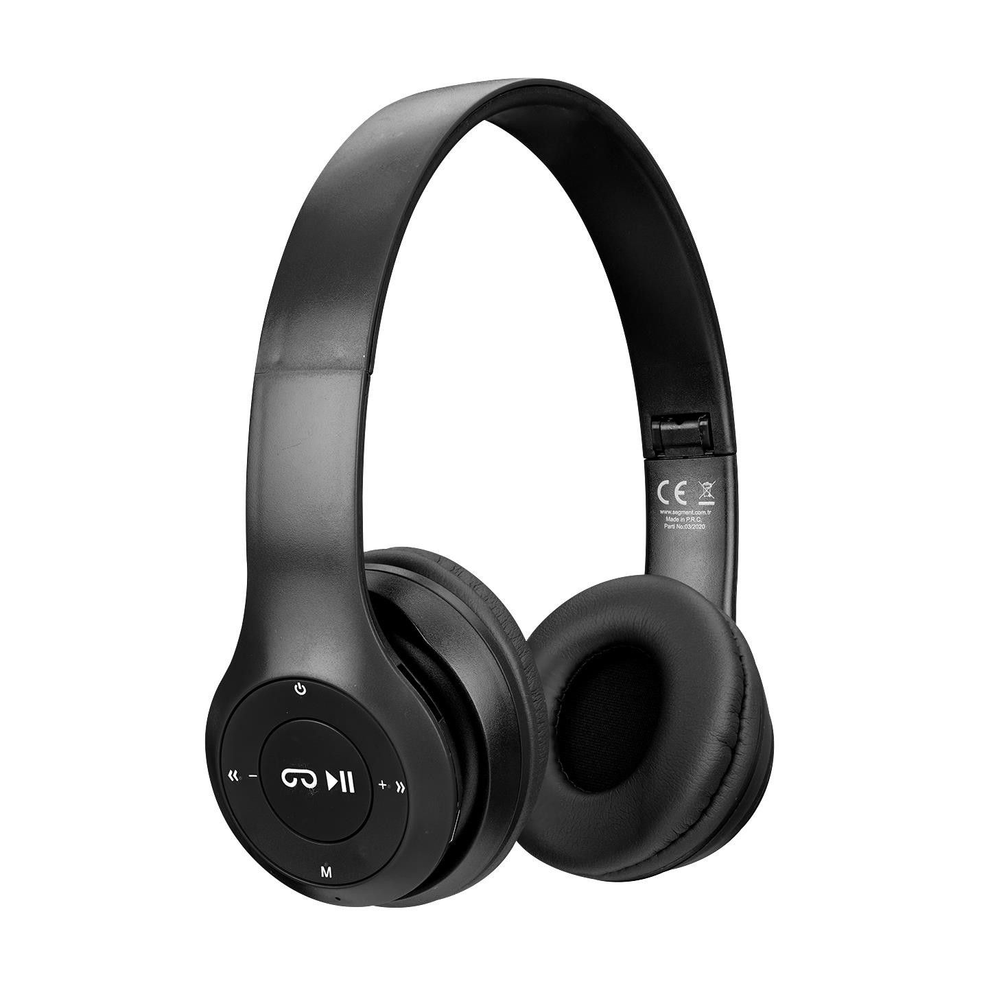 Hytech HY-XBK70 TF Kart Destekli Siyah BT Kulaklık