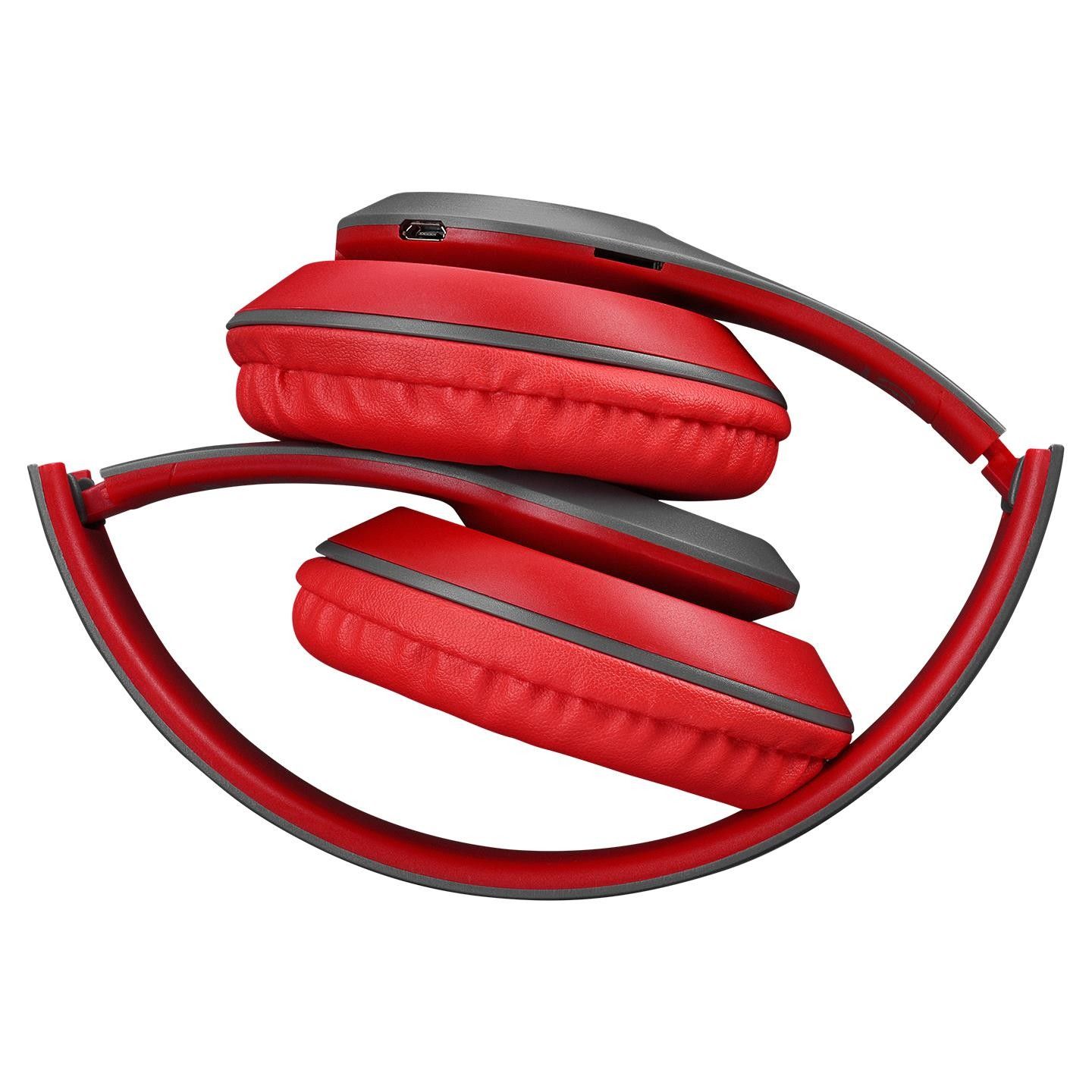 Hytech HY-XBK85 TF Kart Destekli Kırmızı BT Kulakl