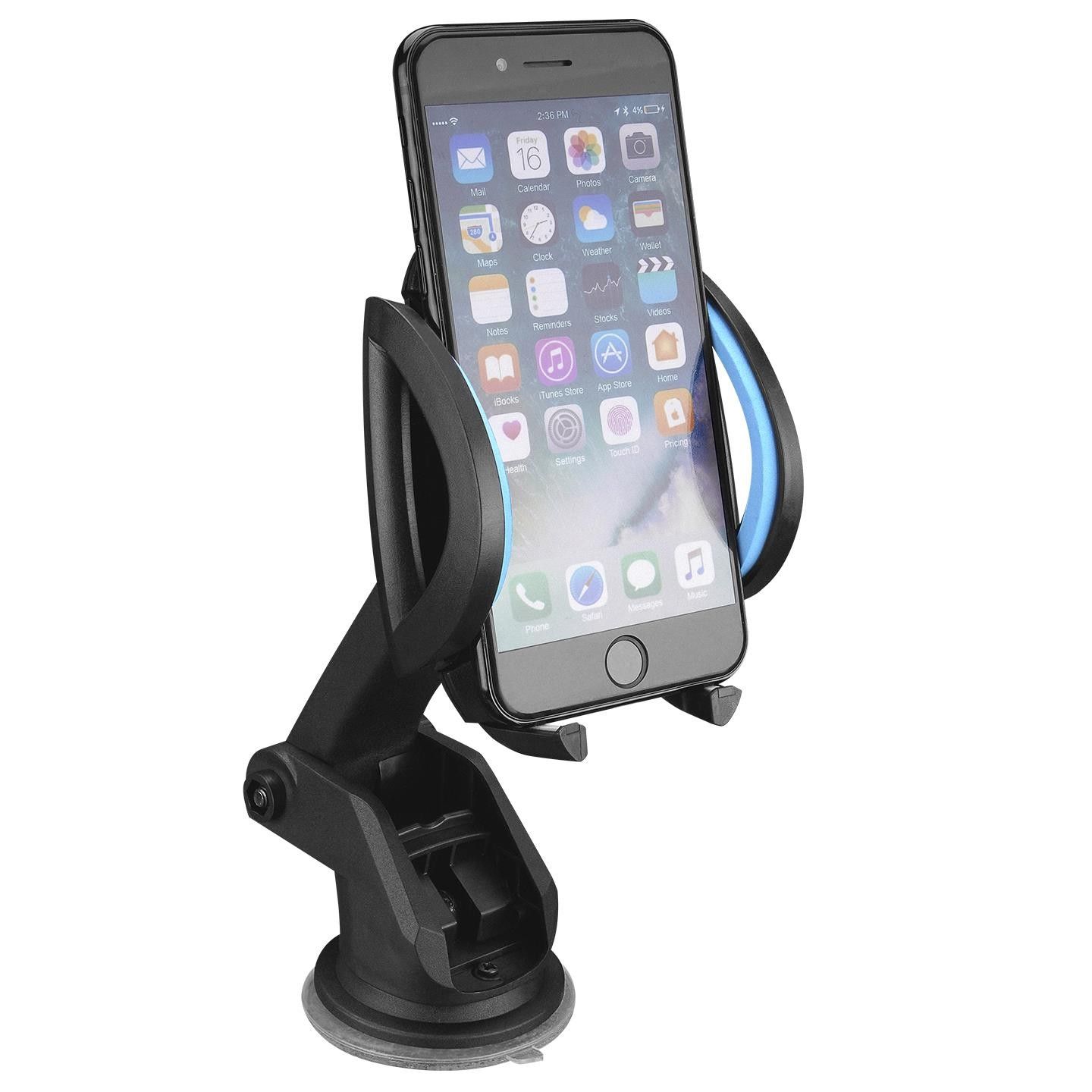 Hytech HY-XH25 Vantuzlu Araç Telefon Tutucu Mavi