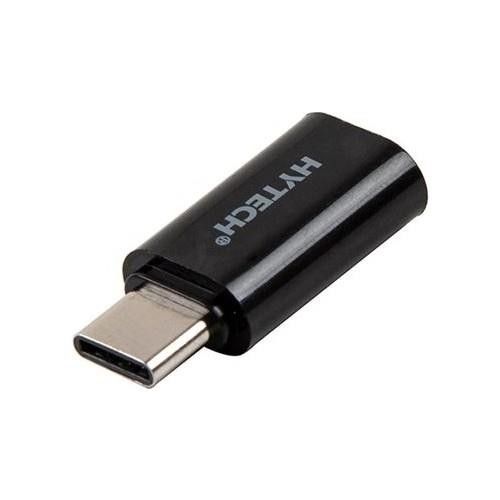 Hytech HY-XO23 Siyah TypeC to 3.5mm Jack+TypeC Çev