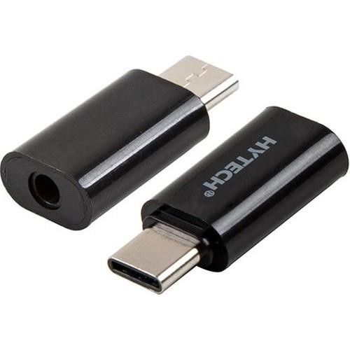 Hytech HY-XO23 Siyah TypeC to 3.5mm Jack+TypeC Çev