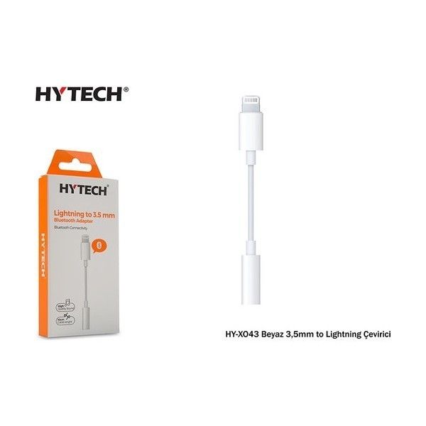 Hytech HY-XO43 Beyaz 3.5mm to BT Lightning Çeviric