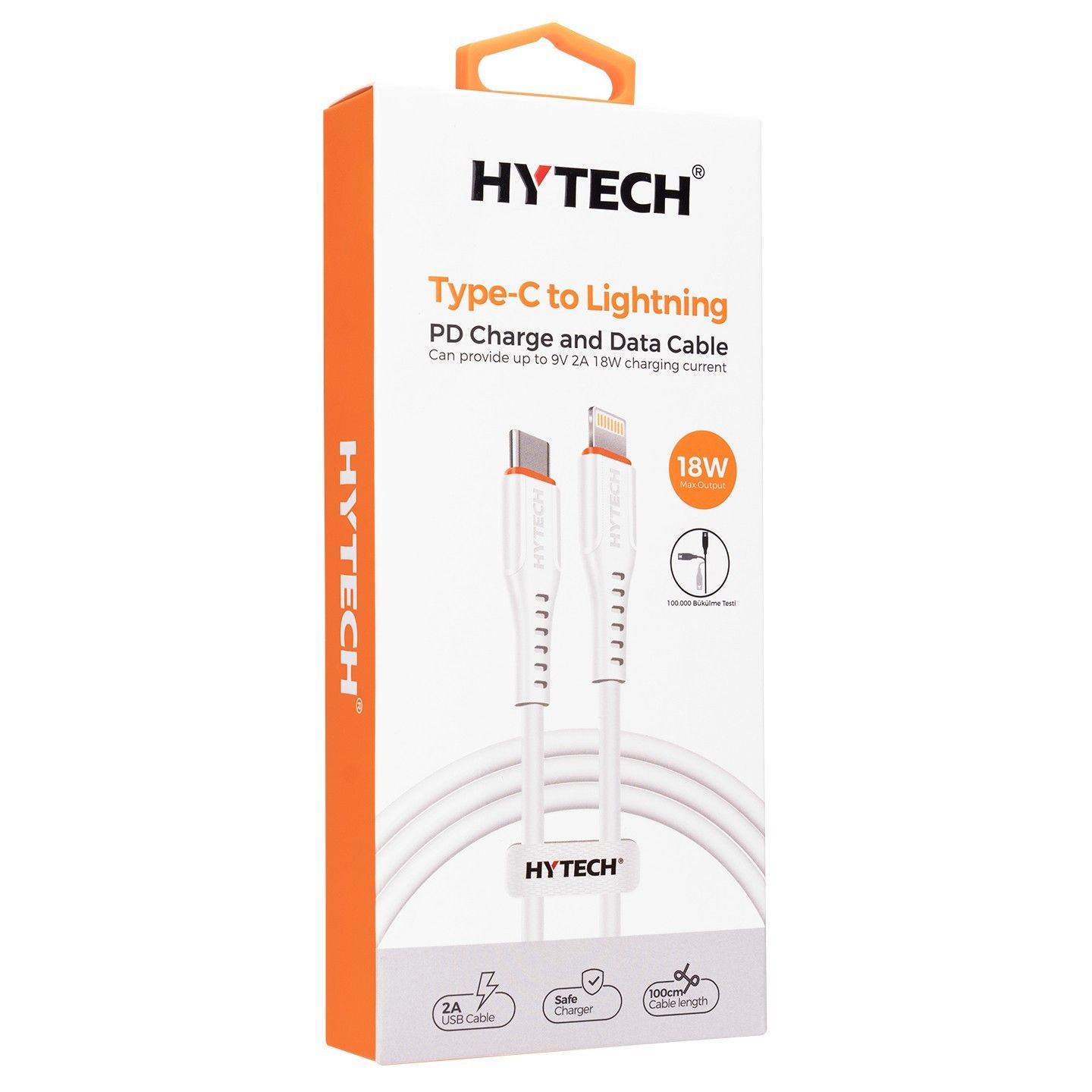 Hytech HY-XPD10 PD 1m Type-C Data+Şarj Kablosu