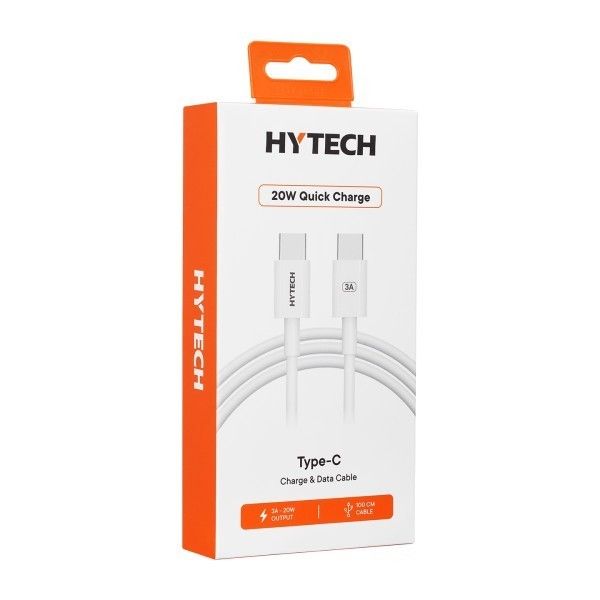 Hytech HY-XTP22 1m 3A Type-C Data+Şarj Kablosu