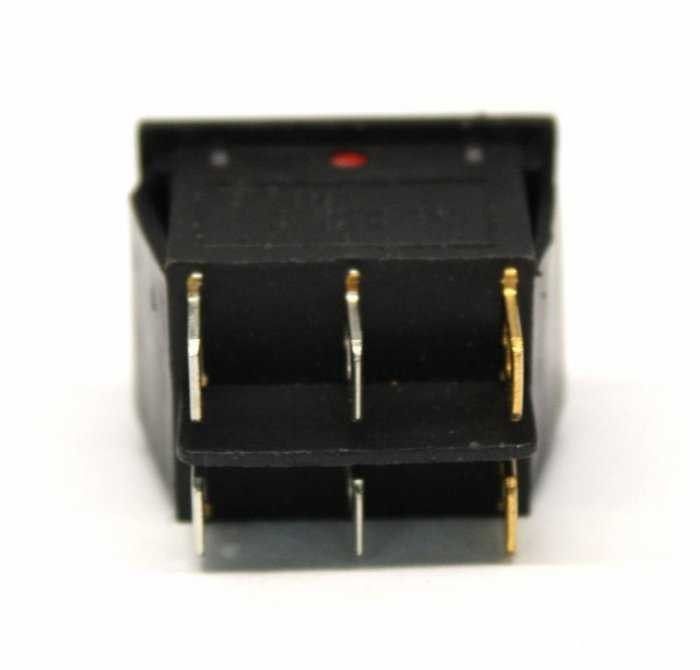 IC101 2 li Işıklı Soba Anahtarı On-Off 6P