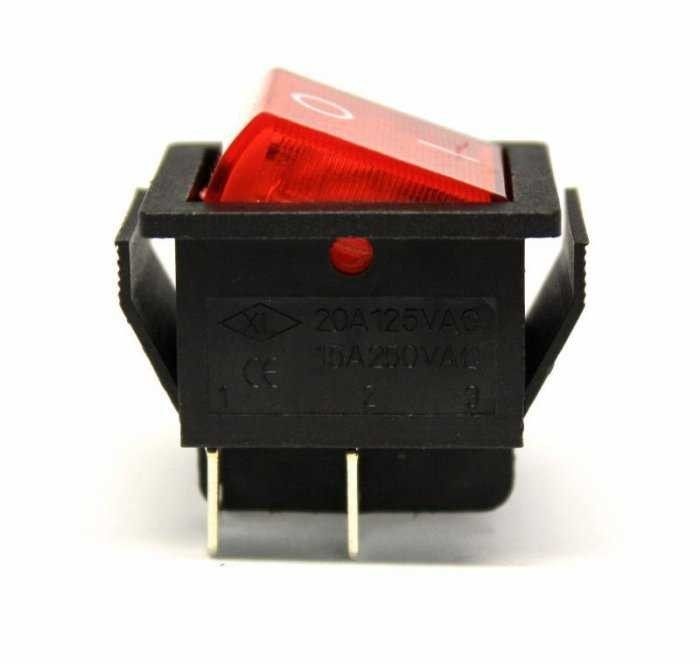 IC104 Geniş Işıklı Anahtar 4P Kırmızı