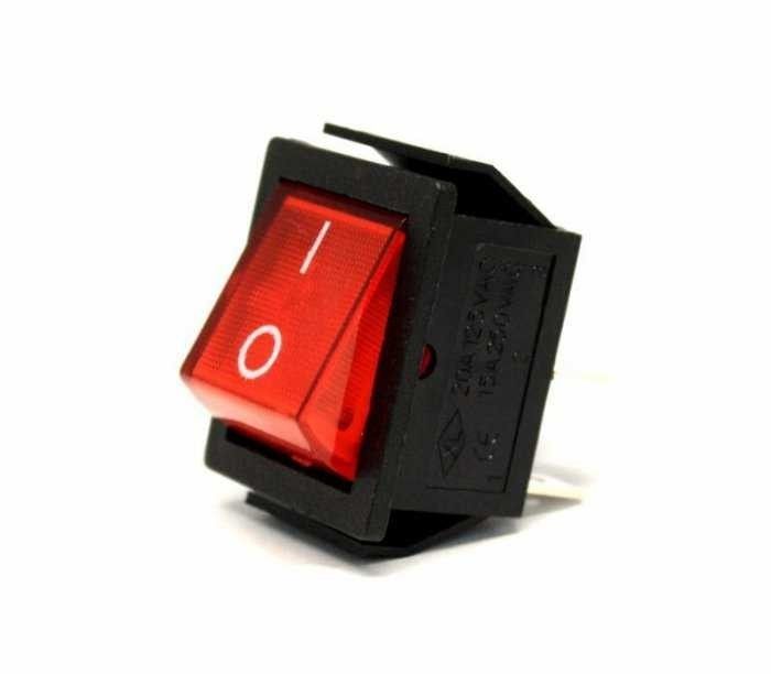 IC104 Geniş Işıklı Anahtar 4P Kırmızı