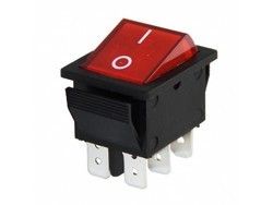 IC104A Geniş Işıklı Anahtar On-Off 6 Pin
