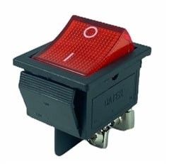 IC104C Geniş Işıklı Vida Bacak 4P Kırmızı Anahtar