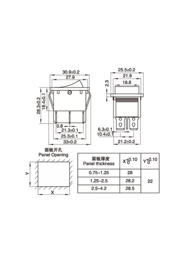 IC104 Geniş Işıklı Anahtar 4P Yeşil