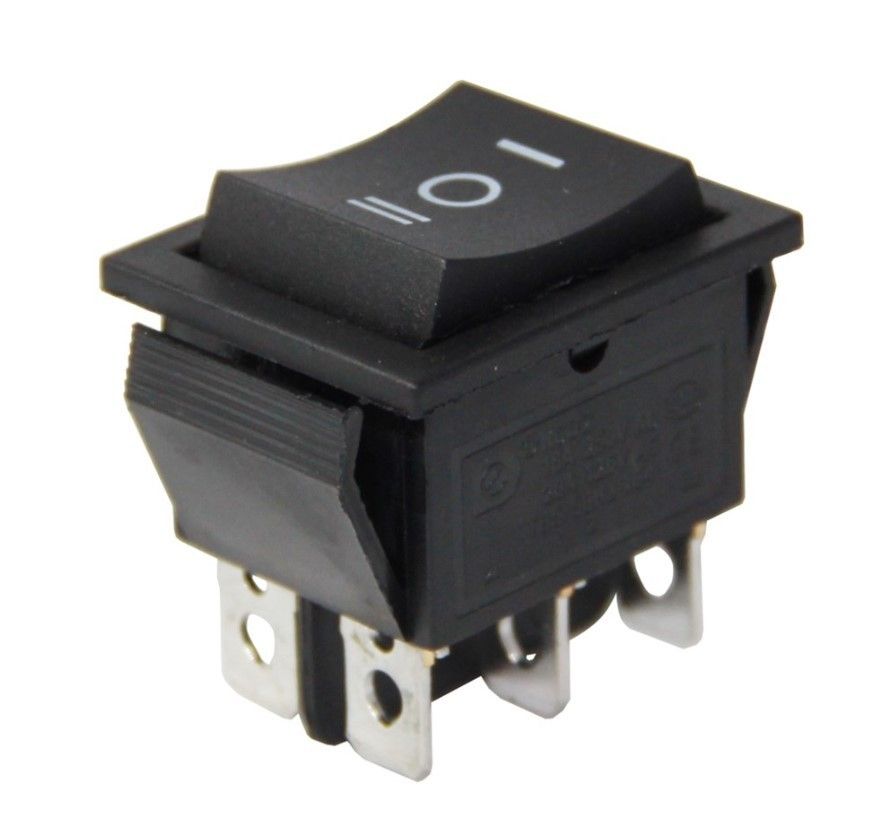 IC108 Geniş Işıksız Anahtar ON-OFF-ON 6P