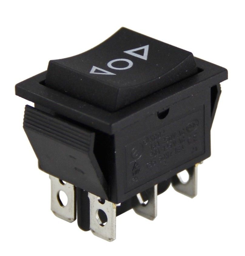 IC111 Geniş Işıksız Anahtar (On)-Off-(On) 6P Oklu