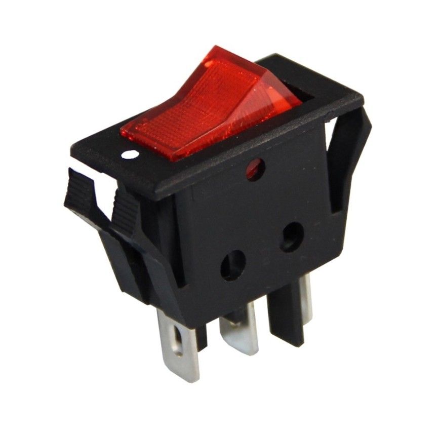 IC113-8 Tekli Anahtar Işıklı ON-OFF